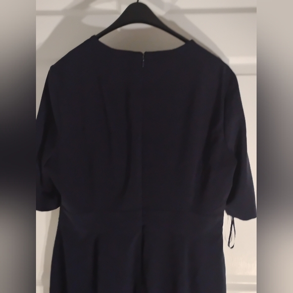 TAHARI like NEW Plus Size SHORT SLEEVE SHEATH DRESS WITH BRASS ACCENTS m… - Picture 5 of 10